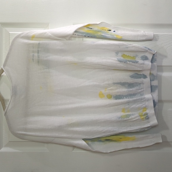 Ploumanac'h Abstract Art Comfy Knit Hand Painted Women's Italian Sweater NWOT - Picture 11 of 14